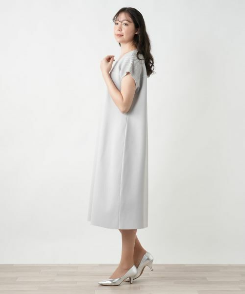 Leilian PLUS HOUSE / レリアンプラスハウス ドレス | 【店舗人気】切替ニットワンピース【BOURGE】 | 詳細5