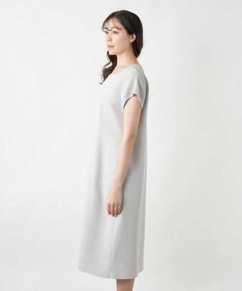 Leilian PLUS HOUSE / レリアンプラスハウス ドレス | 【店舗人気】切替ニットワンピース【BOURGE】 | 詳細8