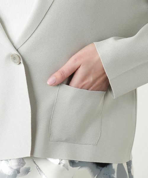 Leilian PLUS HOUSE / レリアンプラスハウス テーラードジャケット | ニットジャケット【BOURGE】 | 詳細13