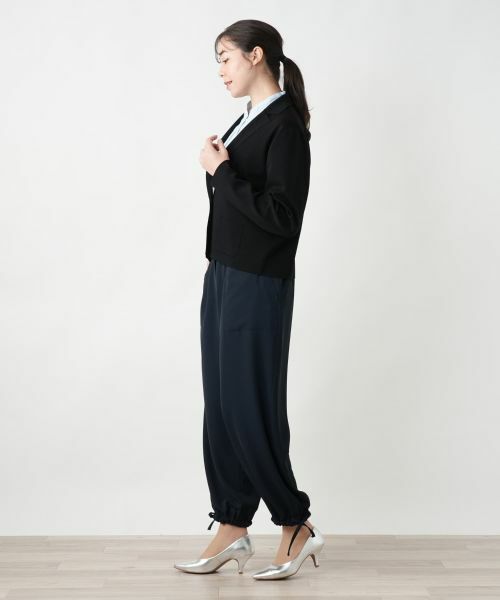 Leilian PLUS HOUSE / レリアンプラスハウス テーラードジャケット | ニットジャケット【BOURGE】 | 詳細2