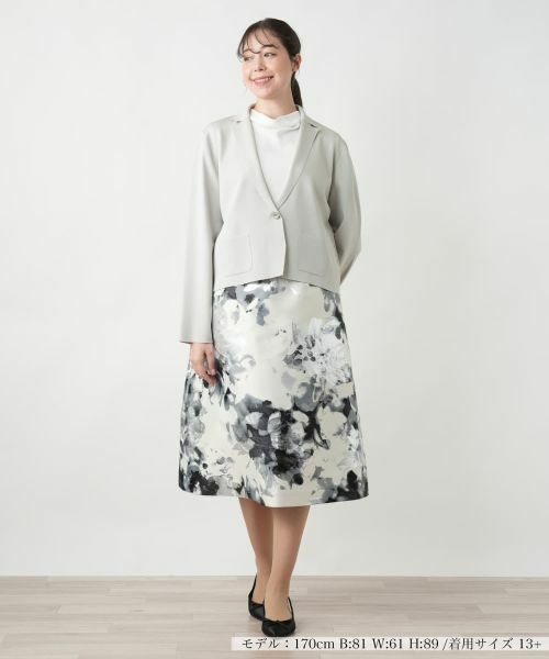 Leilian PLUS HOUSE / レリアンプラスハウス テーラードジャケット | ニットジャケット【BOURGE】 | 詳細4