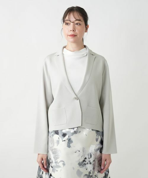 Leilian PLUS HOUSE / レリアンプラスハウス テーラードジャケット | ニットジャケット【BOURGE】 | 詳細7