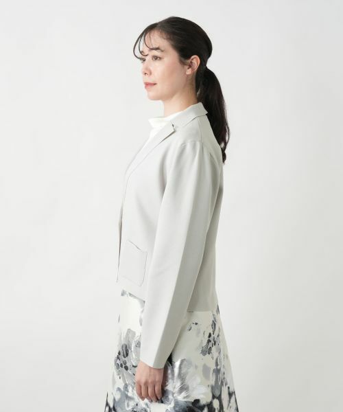 Leilian PLUS HOUSE / レリアンプラスハウス テーラードジャケット | ニットジャケット【BOURGE】 | 詳細8