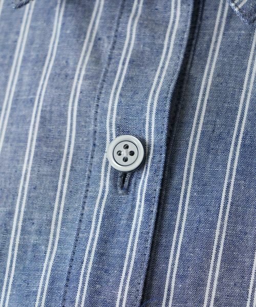 Leilian PLUS HOUSE / レリアンプラスハウス シャツ・ブラウス | ストライプシャツ【プラス企画】 | 詳細11