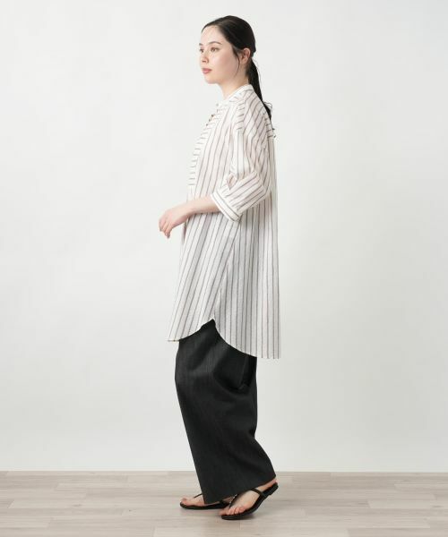 Leilian PLUS HOUSE / レリアンプラスハウス シャツ・ブラウス | 【店舗人気】切替チュニックブラウス【プラス企画】 | 詳細5