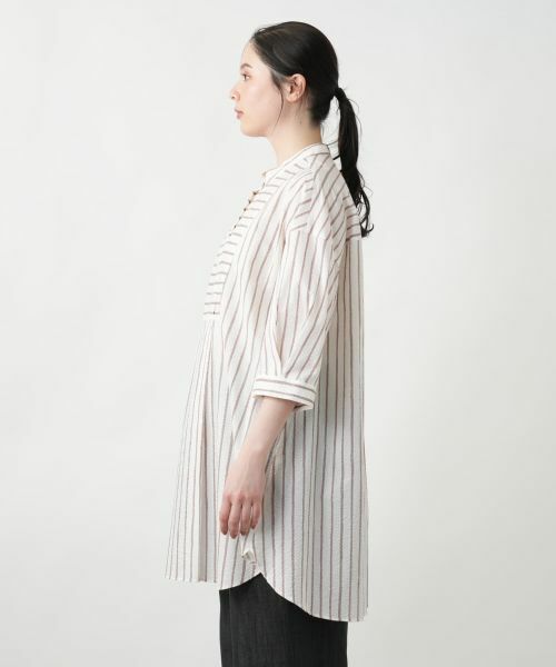 Leilian PLUS HOUSE / レリアンプラスハウス シャツ・ブラウス | 【店舗人気】切替チュニックブラウス【プラス企画】 | 詳細8