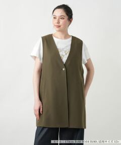 Leilian PLUS HOUSE / レリアンプラスハウス テーラードジャケット | 【店舗人気】Vネックベスト【プラス企画】