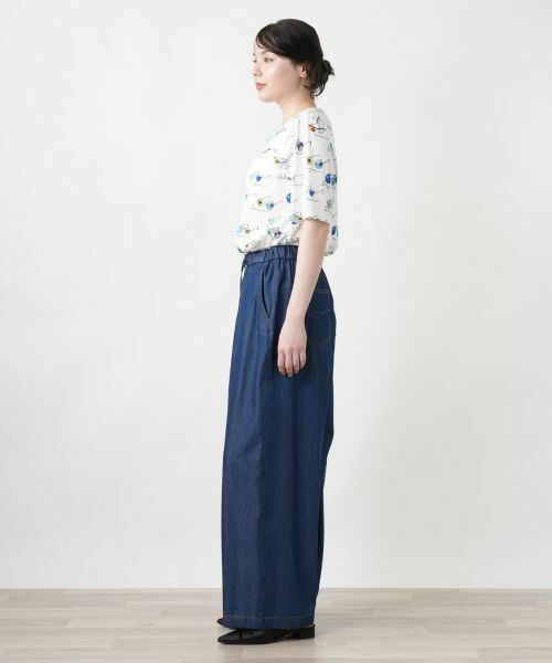 Leilian PLUS HOUSE / レリアンプラスハウス カットソー | 【店舗人気】プリントカットソー【プラス企画】 | 詳細5