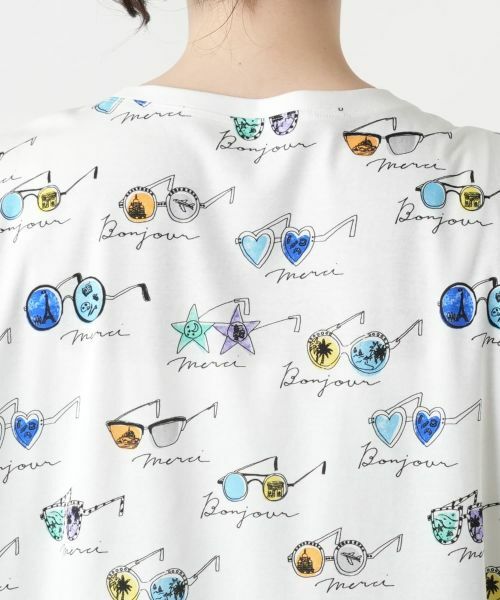 Leilian PLUS HOUSE / レリアンプラスハウス カットソー | 【店舗人気】プリントカットソー【プラス企画】 | 詳細8