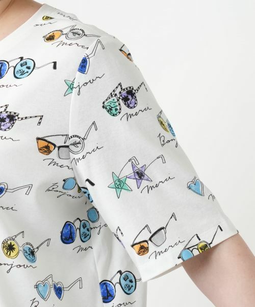 Leilian PLUS HOUSE / レリアンプラスハウス カットソー | 【店舗人気】プリントカットソー【プラス企画】 | 詳細9