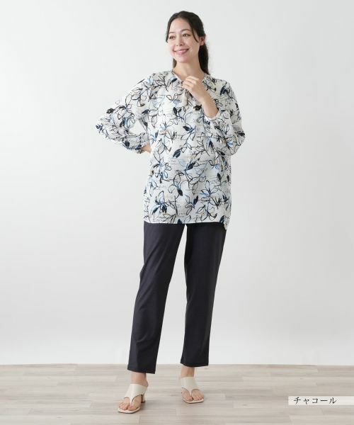 Leilian PLUS HOUSE / レリアンプラスハウス レギンス・スパッツ | 【店舗人気】ストレッチレギンス | 詳細1