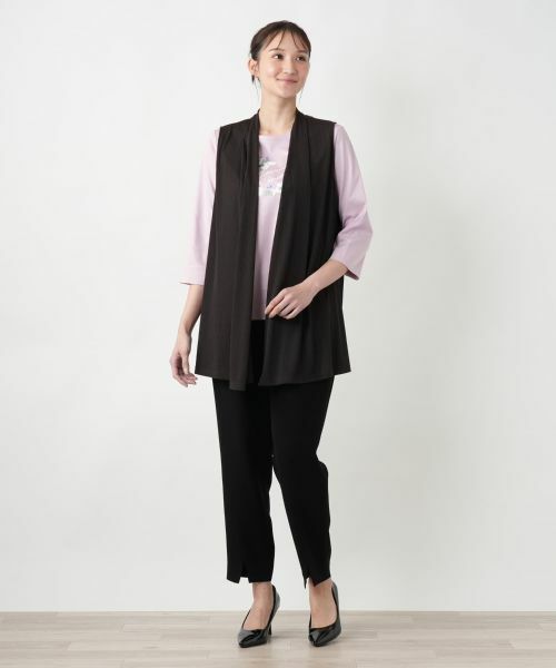 Leilian PLUS HOUSE / レリアンプラスハウス テーラードジャケット | 【店舗人気】羽織りベスト【Leilian WHITE LABEL】 | 詳細16