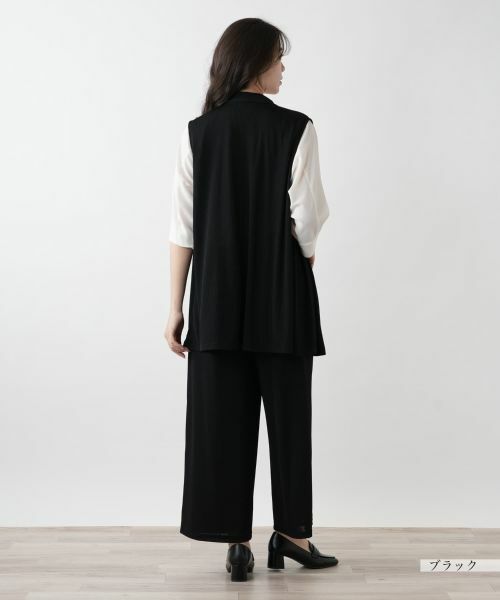 Leilian PLUS HOUSE / レリアンプラスハウス テーラードジャケット | 【店舗人気】羽織りベスト【Leilian WHITE LABEL】 | 詳細3