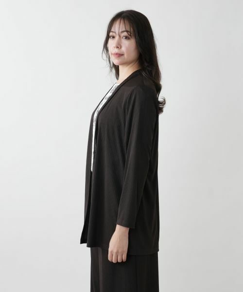 Leilian PLUS HOUSE / レリアンプラスハウス シャツ・ブラウス | 【店舗人気】トッパーカーディガン【Leilian WHITE LABEL】 | 詳細11