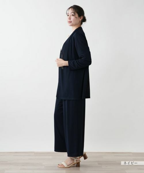 Leilian PLUS HOUSE / レリアンプラスハウス シャツ・ブラウス | 【店舗人気】トッパーカーディガン【Leilian WHITE LABEL】 | 詳細2