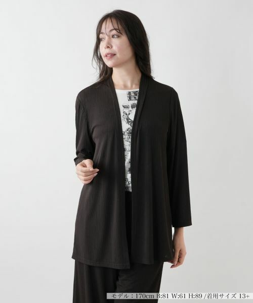 トッパーカーディガン【Leilian WHITE LABEL】 （シャツ