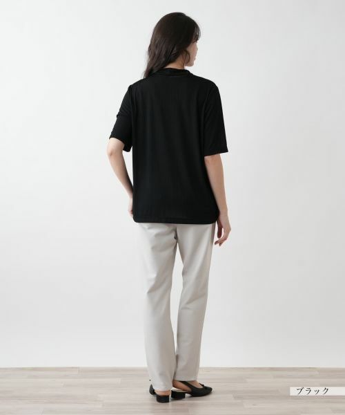 Leilian PLUS HOUSE / レリアンプラスハウス カットソー | 【店舗人気】ハイネックカットソー【Leilian WHITE LABEL】 | 詳細3