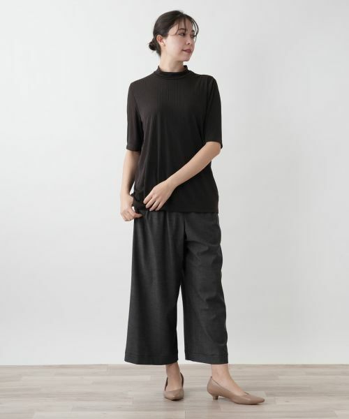 Leilian PLUS HOUSE / レリアンプラスハウス カットソー | 【店舗人気】ハイネックカットソー【Leilian WHITE LABEL】 | 詳細4