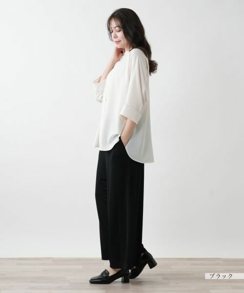 Leilian PLUS HOUSE / レリアンプラスハウス その他パンツ | 【店舗人気】ワイドパンツ【Leilian WHITE LABEL】 | 詳細2