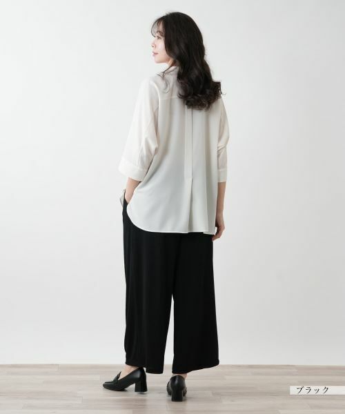 Leilian PLUS HOUSE / レリアンプラスハウス その他パンツ | 【店舗人気】ワイドパンツ【Leilian WHITE LABEL】 | 詳細3