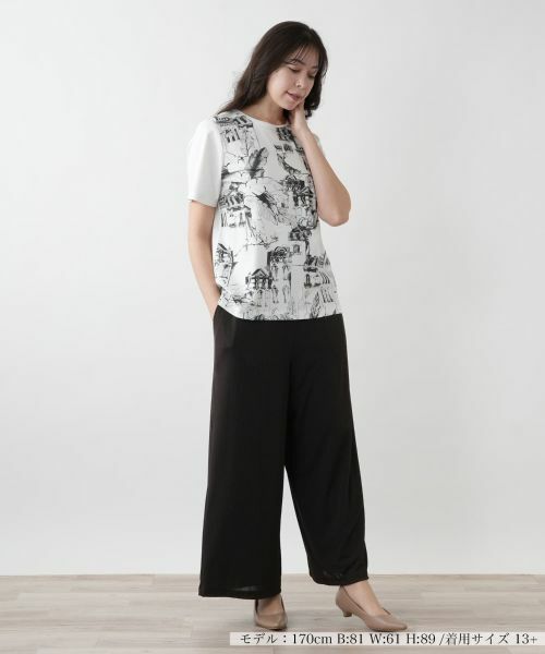 Leilian PLUS HOUSE / レリアンプラスハウス その他パンツ | 【店舗人気】ワイドパンツ【Leilian WHITE LABEL】 | 詳細7