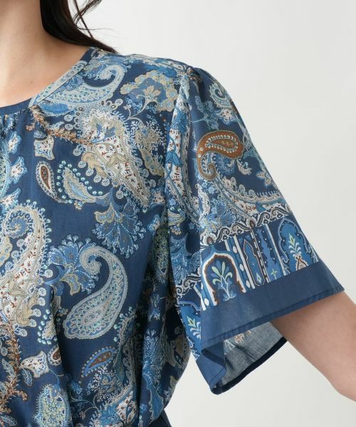 Leilian PLUS HOUSE / レリアンプラスハウス ドレス | 【店舗人気】ペイズリーフレアワンピース【プラス企画】 | 詳細10