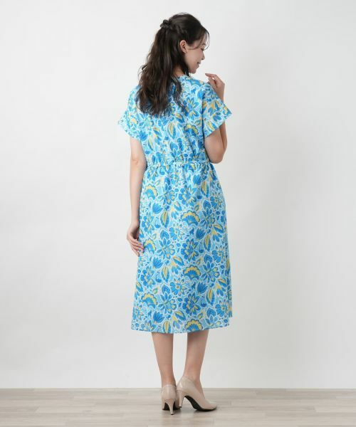 Leilian PLUS HOUSE / レリアンプラスハウス ドレス | フラワー柄フレアワンピース【プラス企画】 | 詳細3