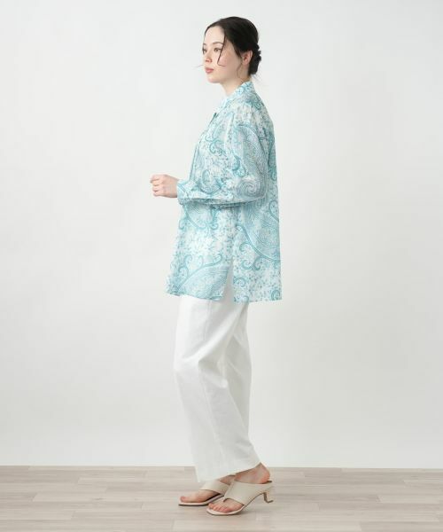 Leilian PLUS HOUSE / レリアンプラスハウス シャツ・ブラウス | 【店舗人気】ペイズリーブラウス【ERICA】【プラス企画】 | 詳細2