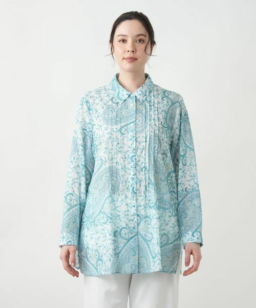 Leilian PLUS HOUSE / レリアンプラスハウス シャツ・ブラウス | 【店舗人気】ペイズリーブラウス【ERICA】【プラス企画】 | 詳細4