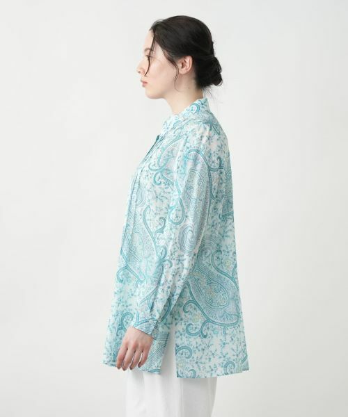 Leilian PLUS HOUSE / レリアンプラスハウス シャツ・ブラウス | 【店舗人気】ペイズリーブラウス【ERICA】【プラス企画】 | 詳細5
