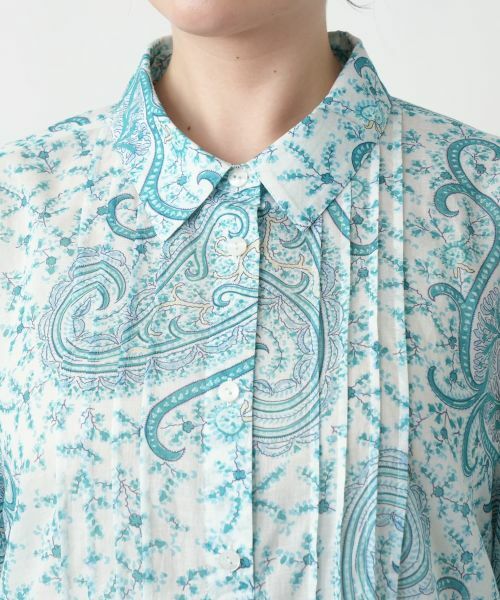 Leilian PLUS HOUSE / レリアンプラスハウス シャツ・ブラウス | 【店舗人気】ペイズリーブラウス【ERICA】【プラス企画】 | 詳細7