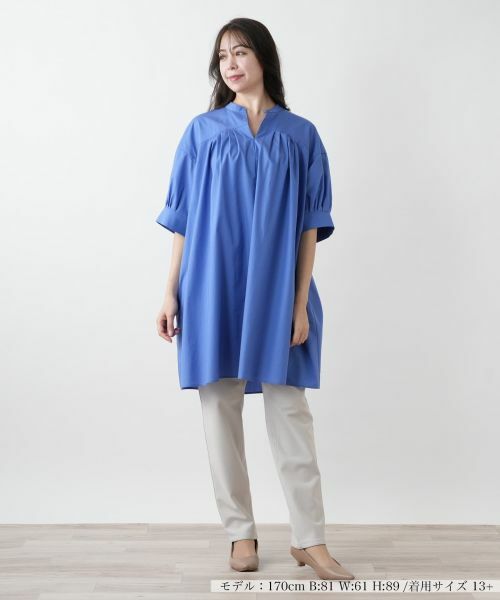 Leilian PLUS HOUSE / レリアンプラスハウス シャツ・ブラウス | バルーンブラウス【プラス企画】 | 詳細1