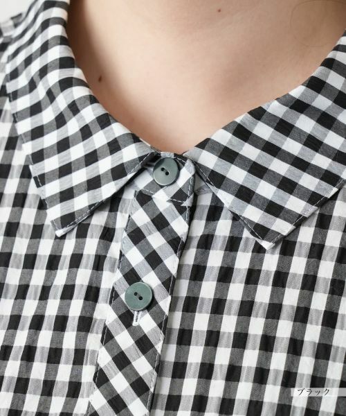 Leilian PLUS HOUSE / レリアンプラスハウス シャツ・ブラウス | 【店舗人気】ギンガムチェックブラウス【プラス企画】 | 詳細14