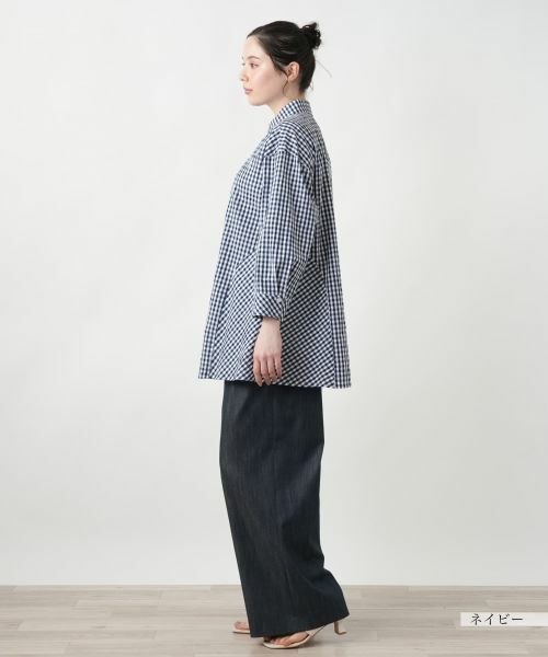 Leilian PLUS HOUSE / レリアンプラスハウス シャツ・ブラウス | 【店舗人気】ギンガムチェックブラウス【プラス企画】 | 詳細2