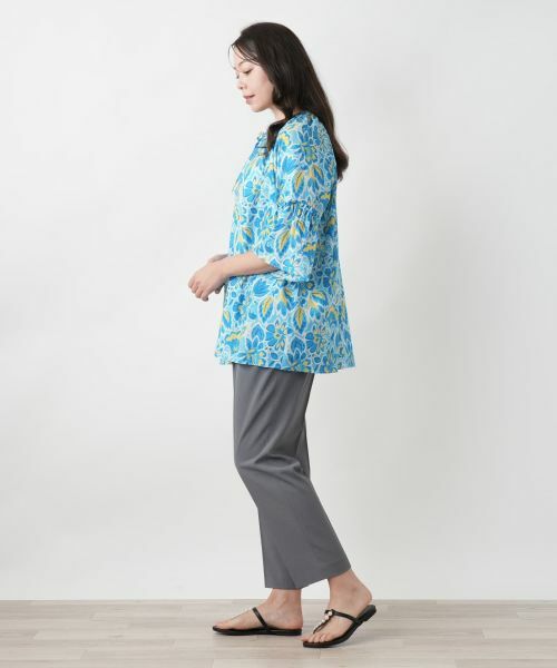 Leilian PLUS HOUSE / レリアンプラスハウス シャツ・ブラウス | プリントチュニックブラウス【プラス企画】 | 詳細2