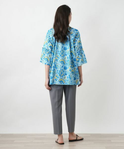 Leilian PLUS HOUSE / レリアンプラスハウス シャツ・ブラウス | プリントチュニックブラウス【プラス企画】 | 詳細3