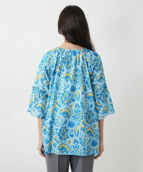 Leilian PLUS HOUSE / レリアンプラスハウス シャツ・ブラウス | プリントチュニックブラウス【プラス企画】 | 詳細6