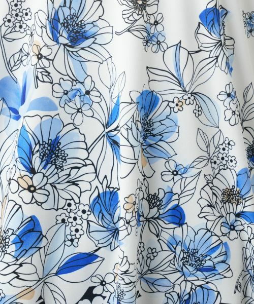 Leilian PLUS HOUSE / レリアンプラスハウス カットソー | 【店舗人気】プリントキーネックカットソー【プラス企画】 | 詳細12