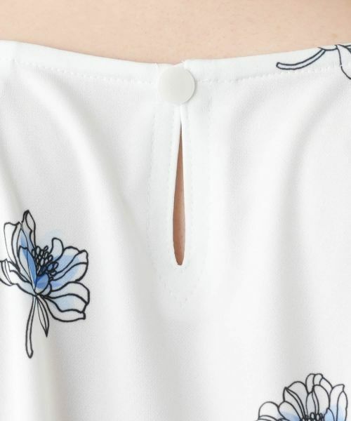 Leilian PLUS HOUSE / レリアンプラスハウス カットソー | 【店舗人気】プリントキーネックカットソー【プラス企画】 | 詳細9