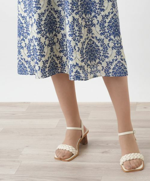 Leilian PLUS HOUSE / レリアンプラスハウス ドレス | 【店舗人気】プリントフレアワンピース【プラス企画】 | 詳細10