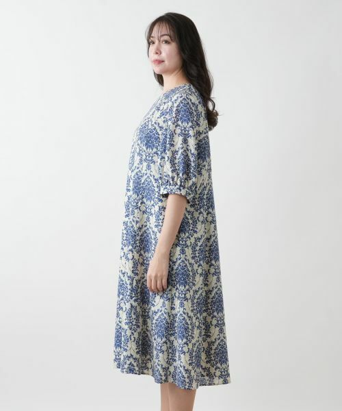 Leilian PLUS HOUSE / レリアンプラスハウス ドレス | 【店舗人気】プリントフレアワンピース【プラス企画】 | 詳細5