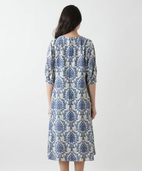 Leilian PLUS HOUSE / レリアンプラスハウス ドレス | 【店舗人気】プリントフレアワンピース【プラス企画】 | 詳細6
