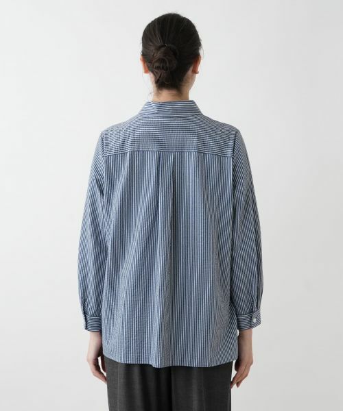 Leilian PLUS HOUSE / レリアンプラスハウス シャツ・ブラウス | 【店舗人気】ストライプブラウス【プラス企画】 | 詳細6