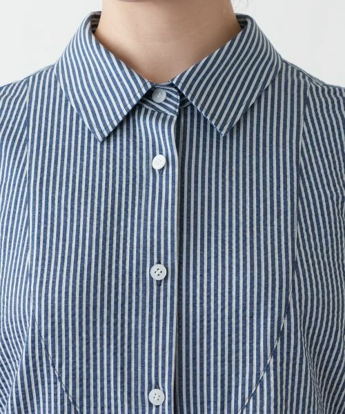 Leilian PLUS HOUSE / レリアンプラスハウス シャツ・ブラウス | 【店舗人気】ストライプブラウス【プラス企画】 | 詳細7