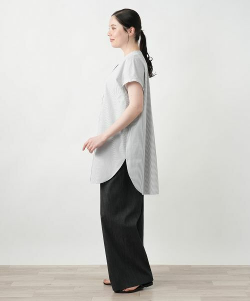 Leilian PLUS HOUSE / レリアンプラスハウス シャツ・ブラウス | 【店舗人気】スキッパーブラウス【プラス企画】 | 詳細2