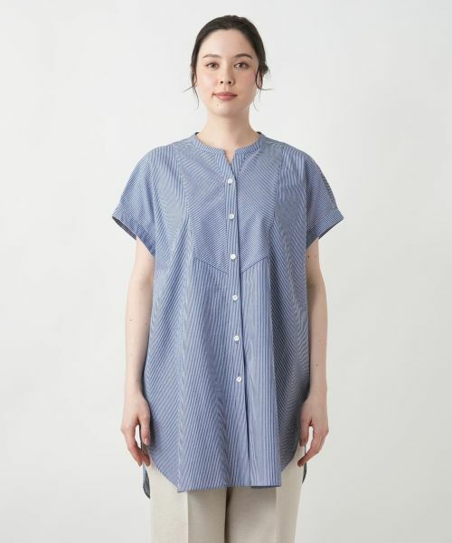 Leilian PLUS HOUSE / レリアンプラスハウス シャツ・ブラウス | 【店舗人気】スキッパーブラウス【プラス企画】 | 詳細7