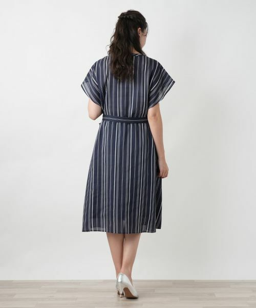 Leilian PLUS HOUSE / レリアンプラスハウス ドレス | ストライプワンピース【プラス企画】 | 詳細3