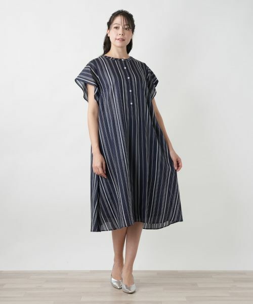 Leilian PLUS HOUSE / レリアンプラスハウス ドレス | ストライプワンピース【プラス企画】 | 詳細4