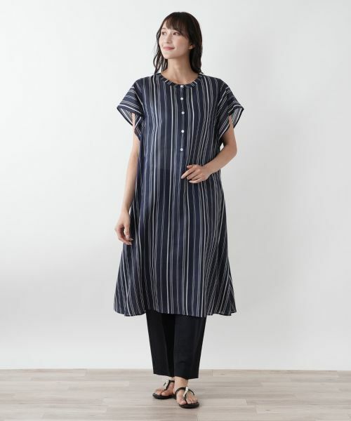 Leilian PLUS HOUSE / レリアンプラスハウス ドレス | ストライプワンピース【プラス企画】 | 詳細6