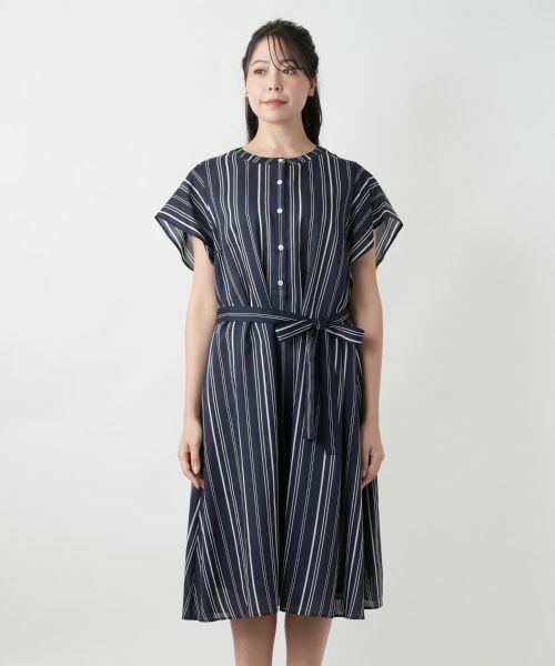 Leilian PLUS HOUSE / レリアンプラスハウス ドレス | ストライプワンピース【プラス企画】 | 詳細7